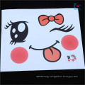 Custom printing 3D cartoon eye shaped animal looks labels and stickers for kids